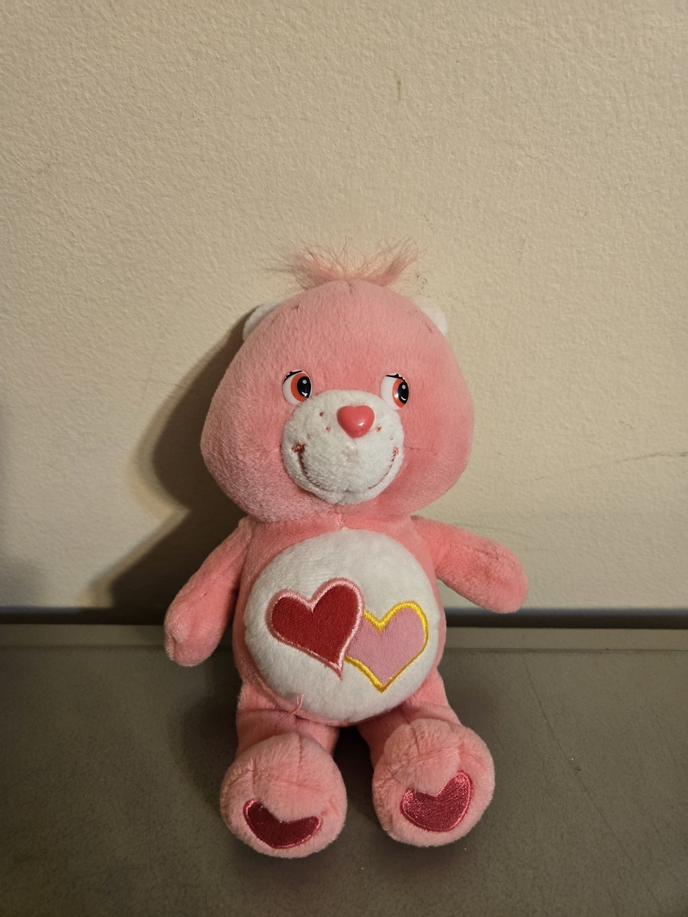 Care Bears Pink Plush with Heart Belly Patch
